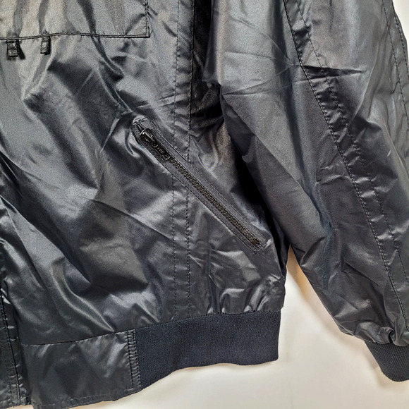 Vintage 80s Upstream Racing Division XL "Formula Boat Logo" Jacket Adult Black - Picture 4 of 16